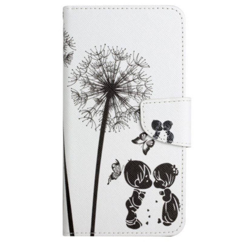 Κάλυμμα iPhone 15 με κορδονι Dandelion Love With Strap